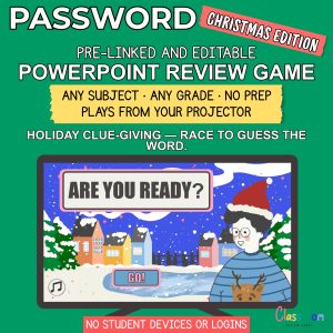 Christmas Vocabulary Word Game