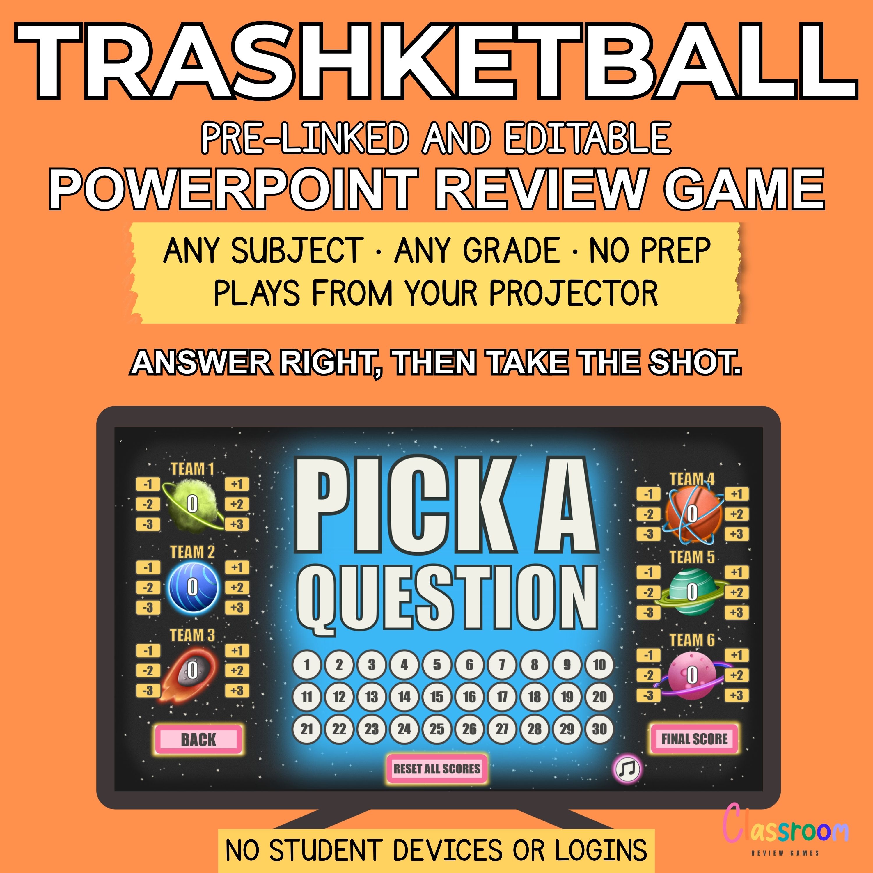 Trashketball template