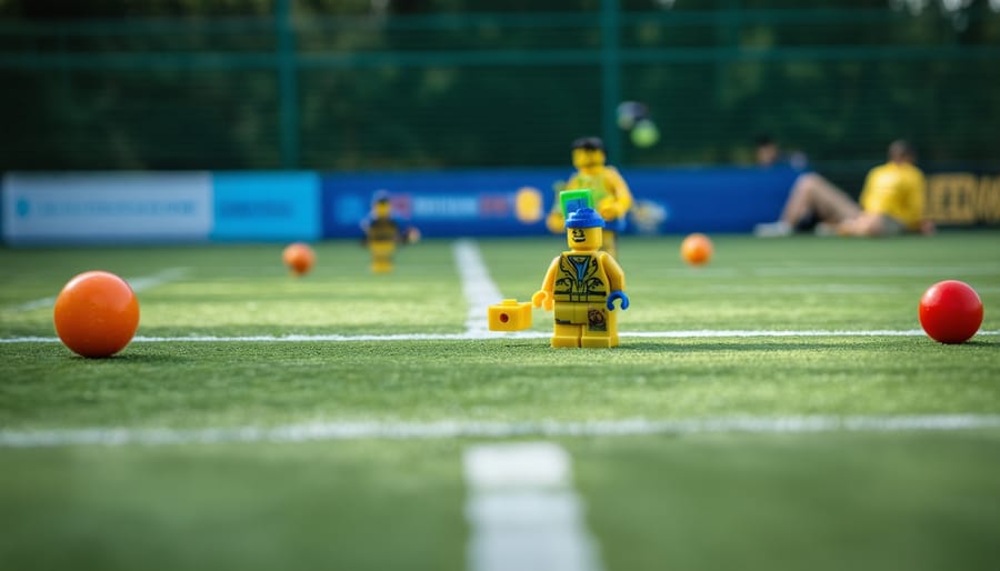 Students participating in team-based educational game competition in classroom