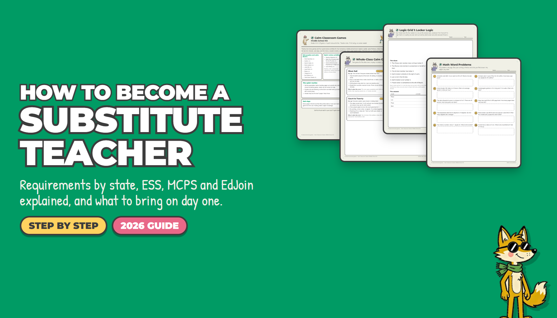 How to become a substitute teacher, a 2026 step by step guide