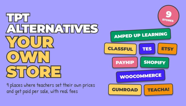 TpT alternatives: 9 places where teachers can open their own store